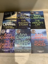 6 X Ann Cleeves  Paperback Books - (Bundle, Job Lot) #G041