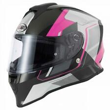 VCAN V151 Pulsar Pink Full Face Motorcycle ECE ACU Gold Motorbike Crash Helmet
