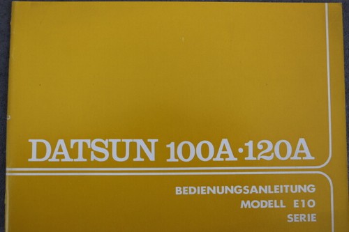 Datsun cherry 100a 120a - cherry,