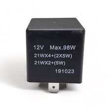 3 Pin Indicator Hazard Flasher Unit 12v 21w x 4 + (2 x 5w) Max 98w Relay