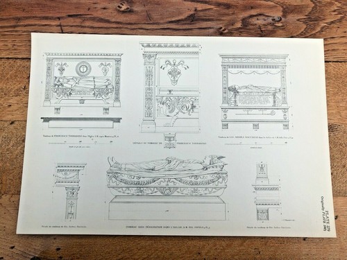 1928 print edifices - print, rome
