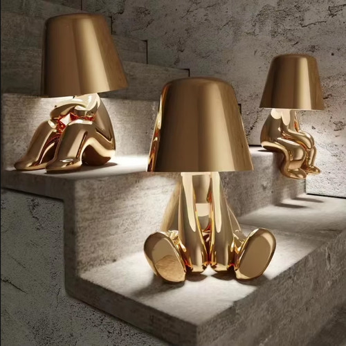 Gold little man - gold,