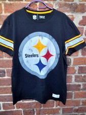 NFL Pittsburgh Steelers T-Shirt NFL Apparel Top - Black, Men’s Size Medium. Used