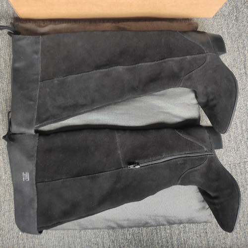 Asos black suede over - black,