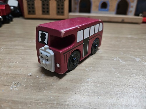 Bertie bus mattel 2003 wooden - bertie,