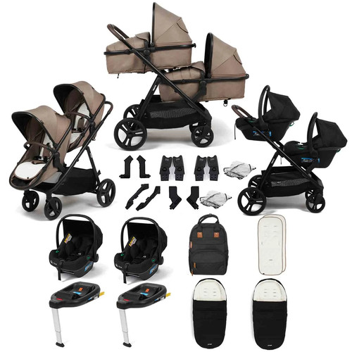 Double pushchair travel - double,