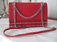 ZARA!! ROCK STUDDED RED FAUX