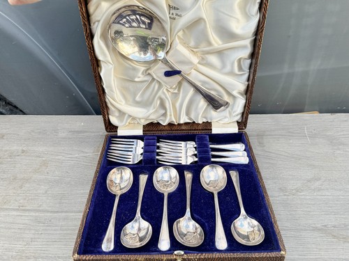 Antique silver plated cutlery - silver,