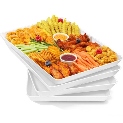 Set large plastic serving - of,