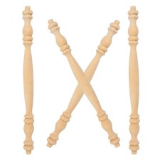 4 Pcs Wooden Banister