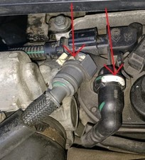 Peugeot Citroen Fuel Filter Housing Connector 1.6 Hdi 2011 To 2015