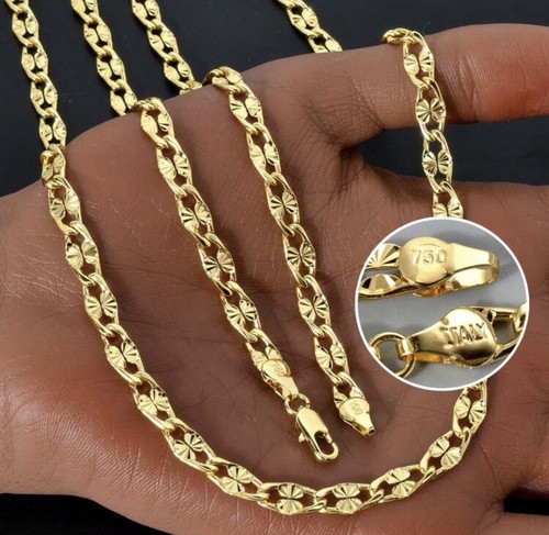 14k gold chain necklace - gold,