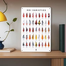 KOI CARP FISH POND SIGN