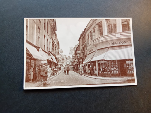 Old postcard barnstaple - old, postcard,