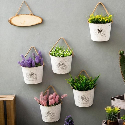 Iron metal hanging plant - iron,