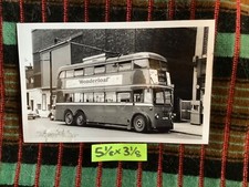 LONDON Trolleybus PHOTO B/W