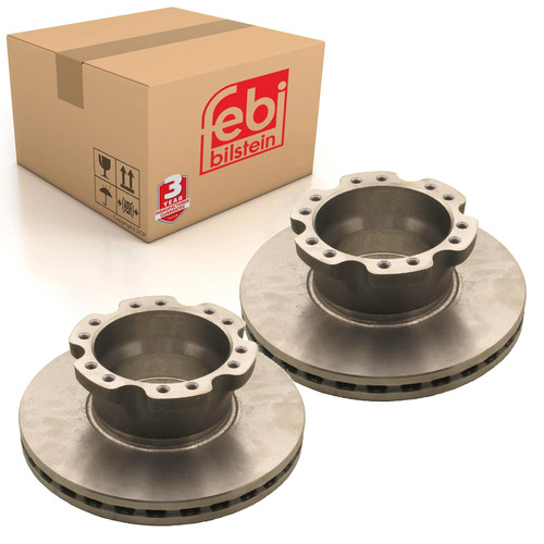 Pair rear brake disc inc - of,