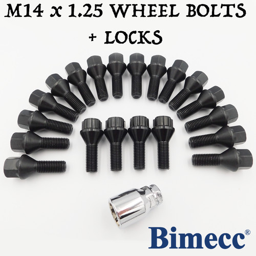 M14x1 wheel bolts - m14x1.25, bimecc