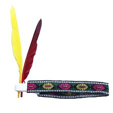 Indian Adult Unisex Headdress Native American Feather Headband Carnival Costume