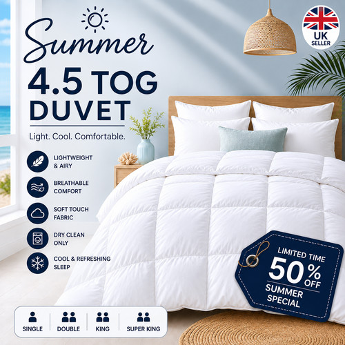 Summer cool duvet tog - cool, 4.5