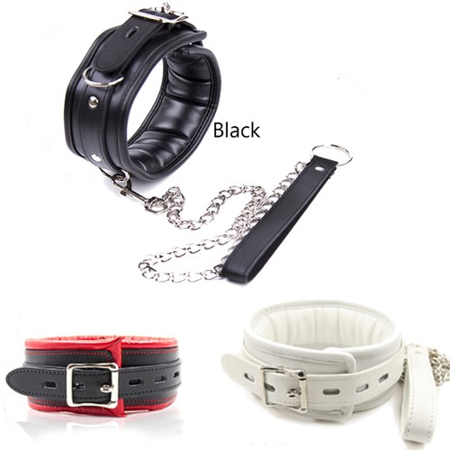 Soft leather neck collar - soft,