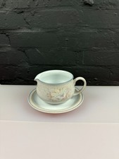 Denby Tasmin Gravy Boat / Sauce Jug and Stand / Saucer / Drip Plate 4 Available
