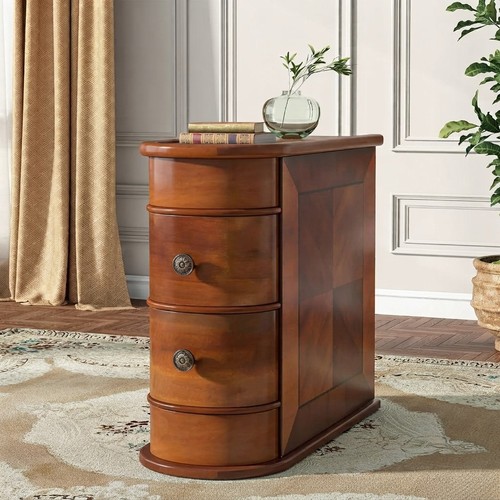 Stunning walnut side table - walnut,