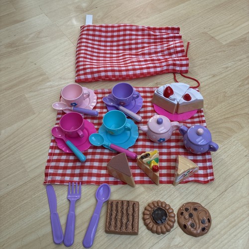 Children play picnic set - play,