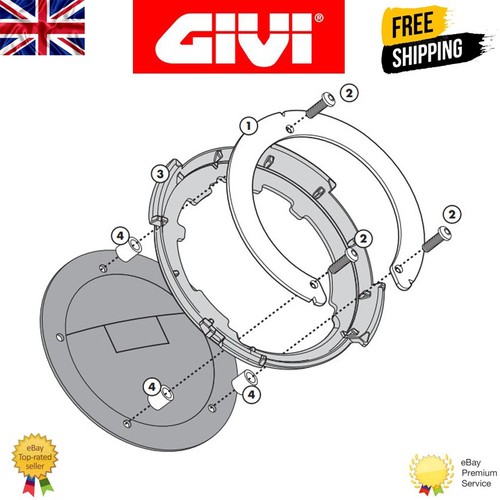 Givi bf01 tanklock flange - bf01,