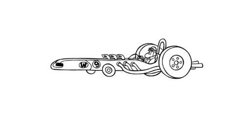 Wacky races peter - 8", perfect