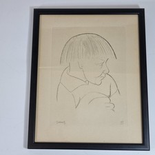 Eric Gill Engraving "Gordian