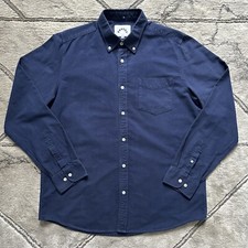 Brutus Navy Oxford Button Up