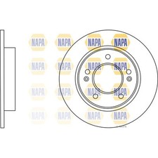 2x Brake Discs Solid For Kia