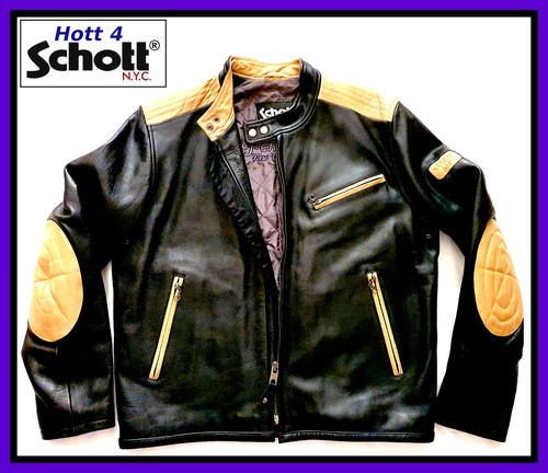 Rare schott black - &, beige