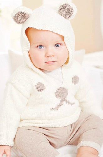 0255 knitting babys bear - 0255,