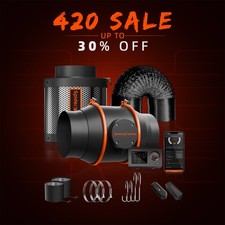 Spider Farmer 4" 6" Inline Fan