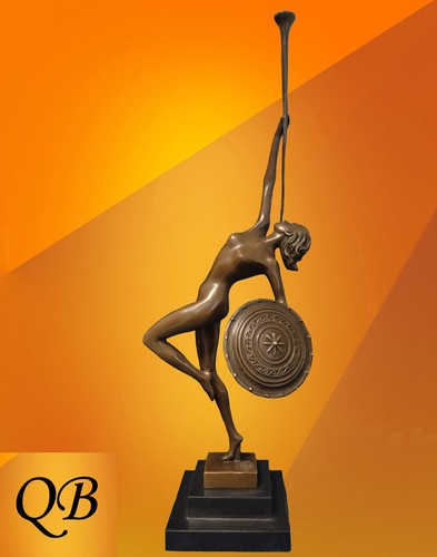Art deco bronze statue - deco,