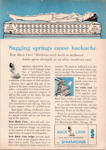 Simmons new back care - simmons, mattress