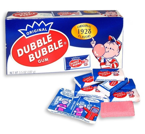 Original dubble bubble chewing - dubble,