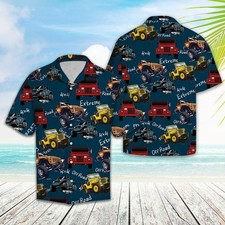 Jeep Cars Hawaiian Shirt