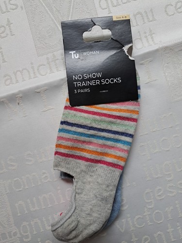Ladies show trainer socks - ,
