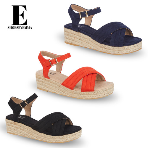 Womens wedge sandals ankle - sandals,