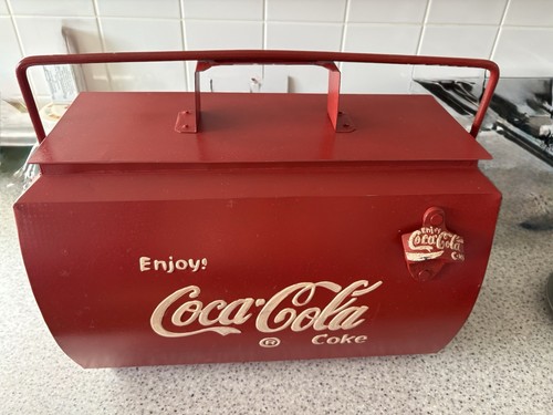 Coca cola vintage cooler box - vintage,