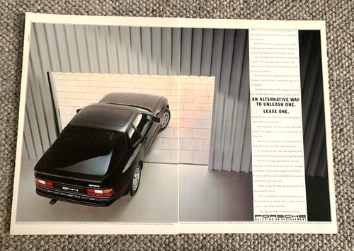 Porsche 944 1980s frameable - 944,