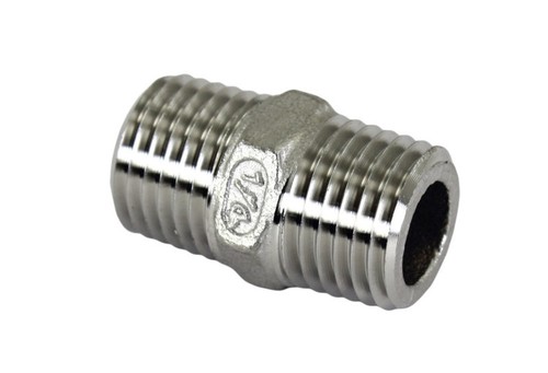 Close nipple stainless - stainless, steel
