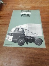 FORD D300 ARTIC UNIT TRUCK 1967 SALES BROCHURE