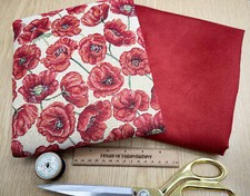 CUSHION FABRIC BUNDLE - Red