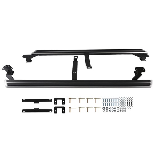 Running board side - running, black