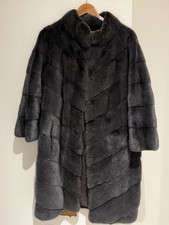 Braschi Grey Mink Real Fur