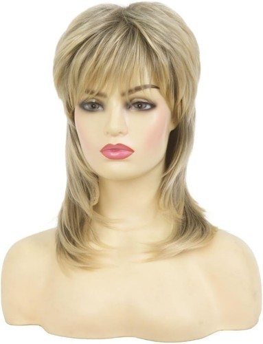 Blonde mullet wigs for - wigs, women